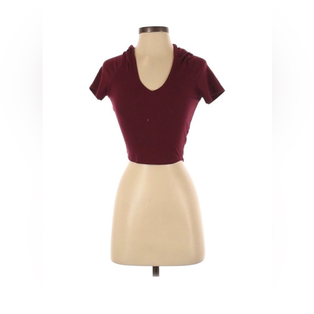 Fashion Nova Burgundy Hoodie Pullover Small